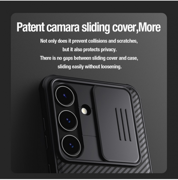 Nillkin CamShield PRO Magnetic Hard Case för Samsung Galaxy S24 Svart