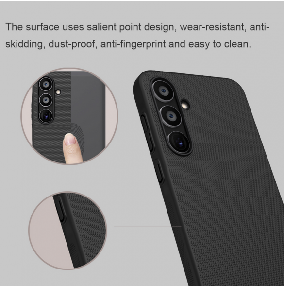 Nillkin Super Frosted Bakskal till Samsung Galaxy A35 5G Röd