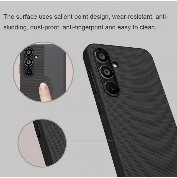 Nillkin Super Frosted Bakskal till Samsung Galaxy A35 5G Peacock Blue