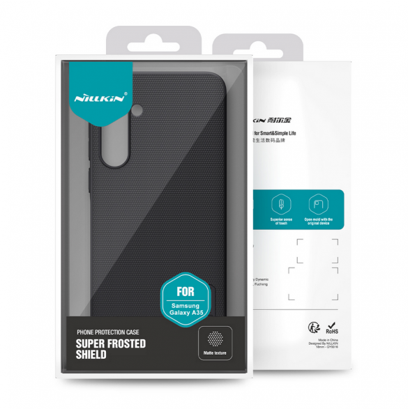 Nillkin Super Frosted Bakskal till Samsung Galaxy A35 5G Peacock Blue