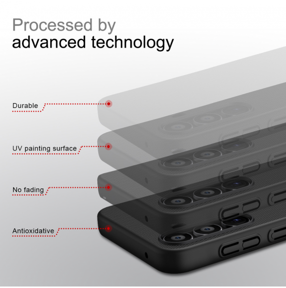 Nillkin Super Frosted Bakskal till Samsung Galaxy A35 5G Svart