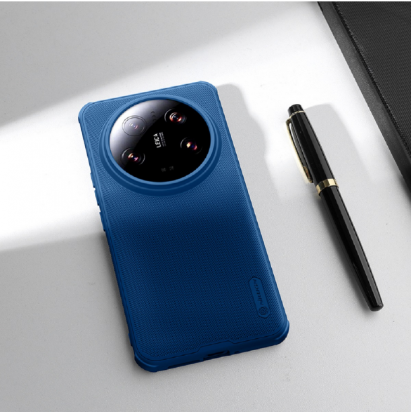 Nillkin Super Frosted PRO Back Cover för Xiaomi 14 Ultra Blue