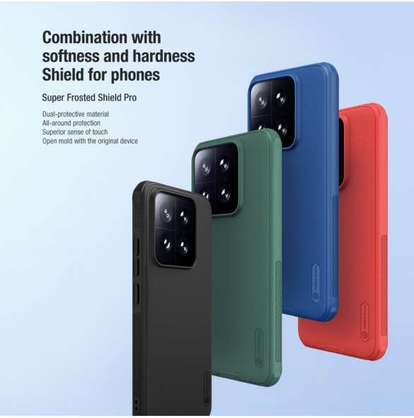 Nillkin Super Frosted PRO Back Cover för Xiaomi 14 Deep Green