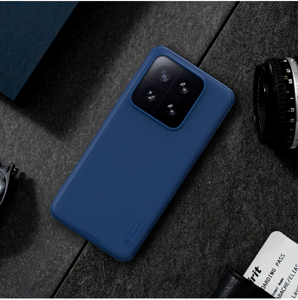 Nillkin Super Frosted PRO Back Cover för Xiaomi 14 Blue