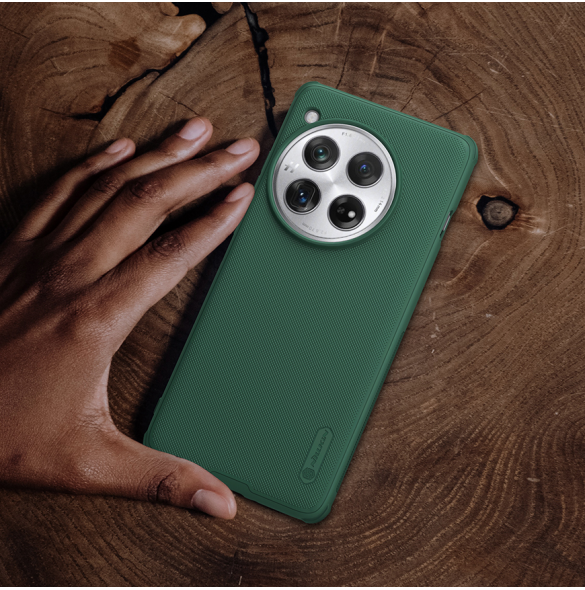 Nillkin Super Frosted PRO Back Cover för OnePlus 12 Deep Green