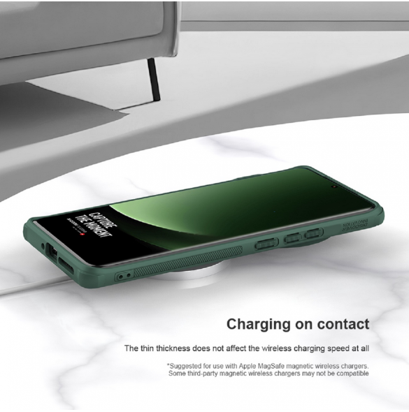 Nillkin Super Frosted PRO Magnetic Back Cover för Xiaomi 14 Ultra Black