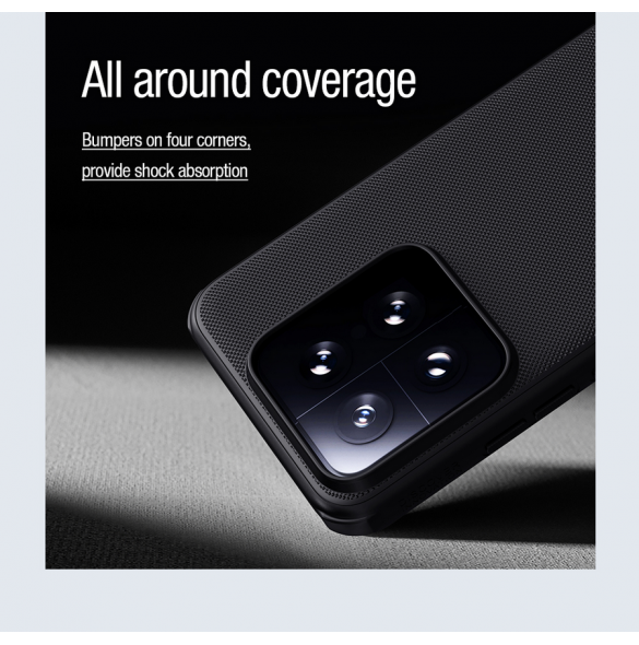 Nillkin Super Frosted PRO Magnetic Back Cover för Xiaomi 14 Black