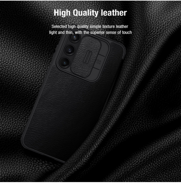Nillkin Qin Book PRO-fodral till Samsung Galaxy A35 5G Brun