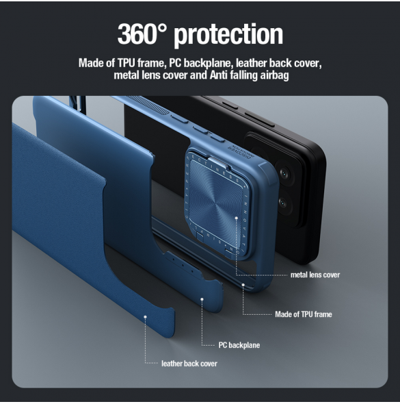 Nillkin CamShield Prop-fodral till Xiaomi 14 Black