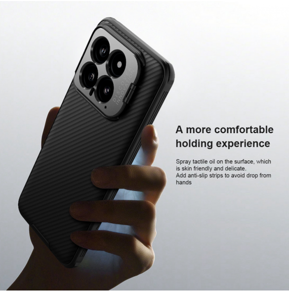 Nillkin CamShield Prop Camera-Visible Case för Xiaomi 14 Black
