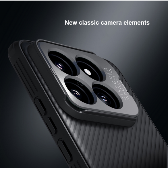 Nillkin CamShield Prop Kamera-Visbart magnetfodral för Xiaomi 14 Black