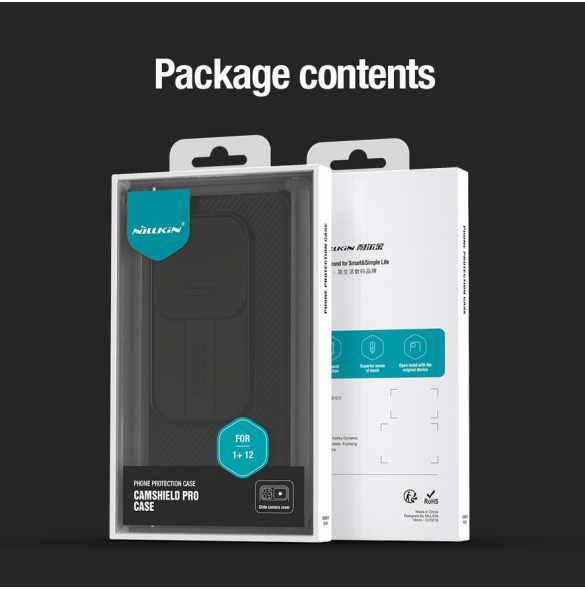 Nillkin CamShield PRO Hard Case för OnePlus 12 Black