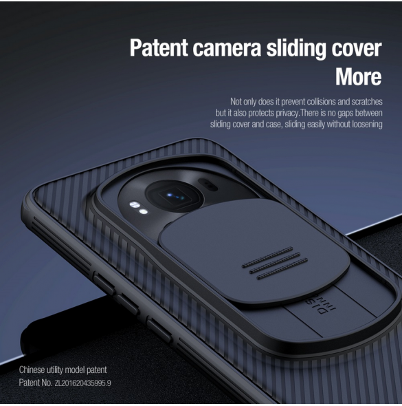 Nillkin CamShield PRO Hard Case för Honor Magic 6 Pro Black
