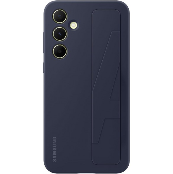 EF-GA556TBE Samsung Standing Grip Cover för Galaxy A55 5G Svart