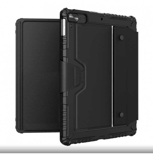 Nillkin Bumper Combo tangentbordsfodral (bakgrundsbelyst version) för iPad 10.2 2019/2020/2021 Svart