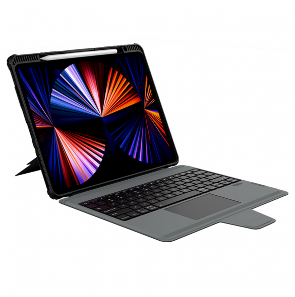 Nillkin Bumper Combo tangentbordsfodral för iPad Pro 12.9 2020/2021/2022 Svart