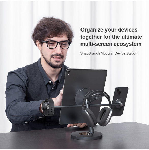 Nillkin SnapBranch Modular Device Station Allt-i-ett rymdgrå