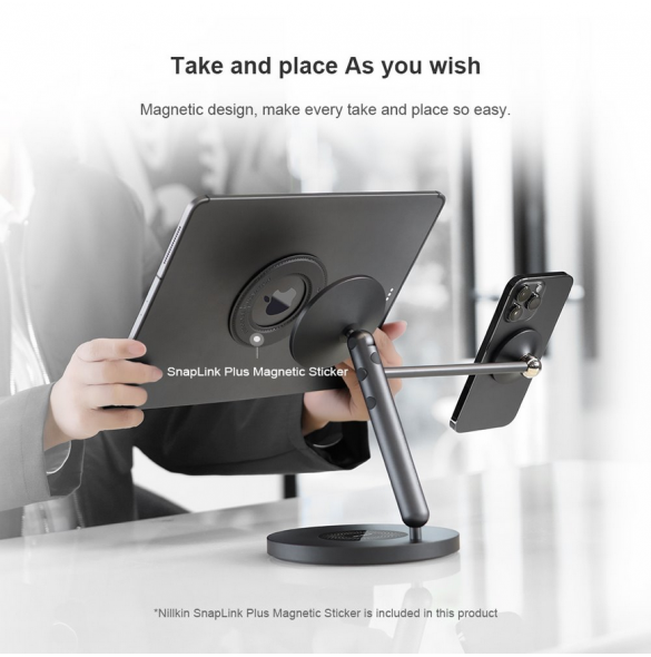 Nillkin SnapBranch Modular Device Station Allt-i-ett rymdgrå