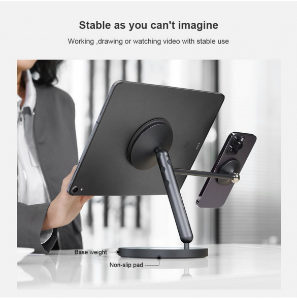 Nillkin SnapBranch Modular Device Station Allt-i-ett rymdgrå