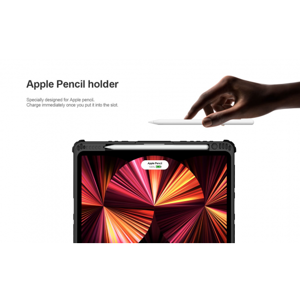 Nillkin Bumper Combo tangentbordsfodral för iPad Air 10.9 2020/Air 4/Air 5/Pro 11 2020/2021/2022 Svart