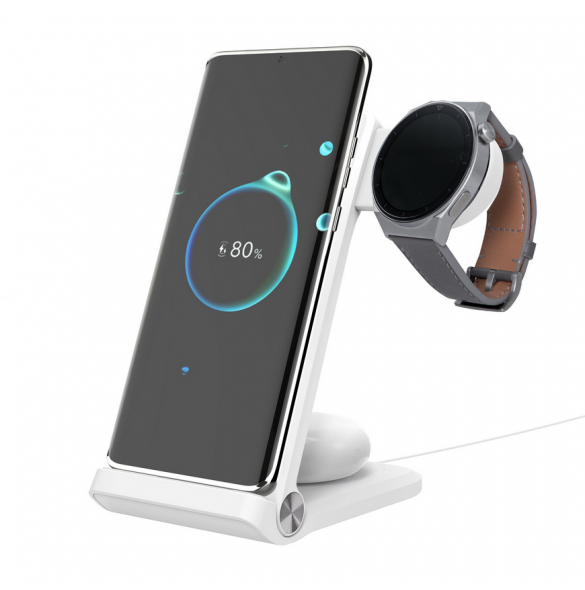 Nillkin PowerTrio 3in1 trådlös laddare för Huawei Watch White