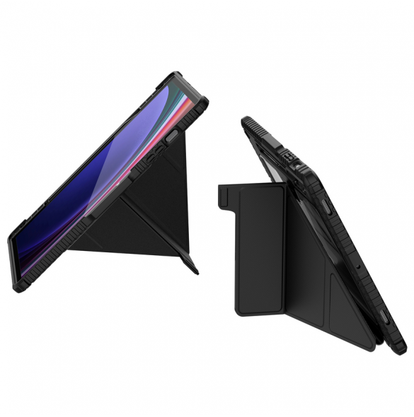 Nillkin Bumper PRO Protective Stand Case Multi-angle för Samsung Galaxy Tab S9+ Svart