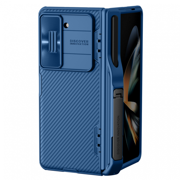 Nillkin CamShield FOLD Slot+Stand Hard Case för Samsung Galaxy Z Fold 5 Blue