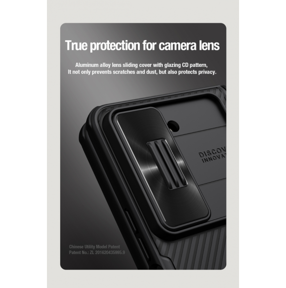 Nillkin CamShield FOLD Slot+Stand Hard Case för Samsung Galaxy Z Fold 5 Blue