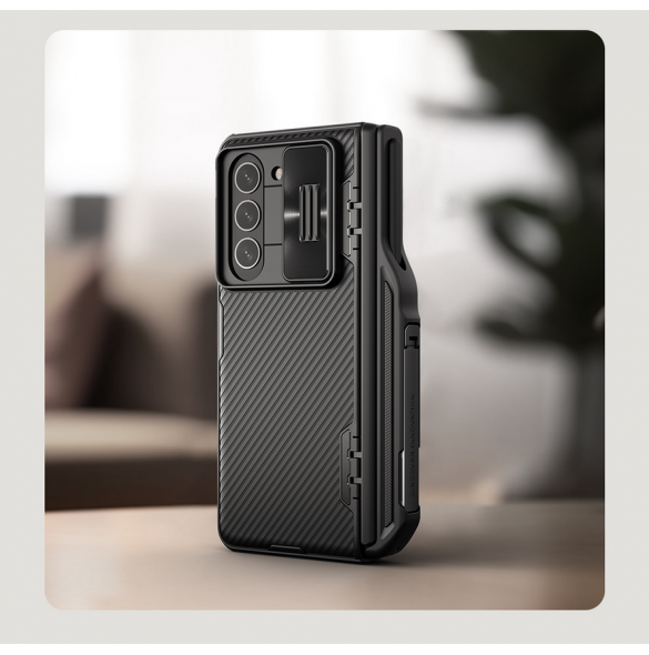 Nillkin CamShield FOLD Slot+Stand Hard Case för Samsung Galaxy Z Fold 5 Black