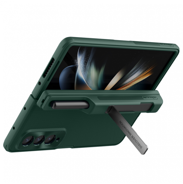 Nillkin Super Frosted FOLD Slot+Stand Back Cover for Samsung Galaxy Z Fold 4 Green