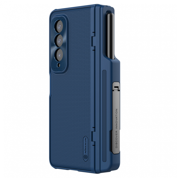 Nillkin Super Frosted FOLD Slot+Stand Back Cover for Samsung Galaxy Z Fold 4 Blue
