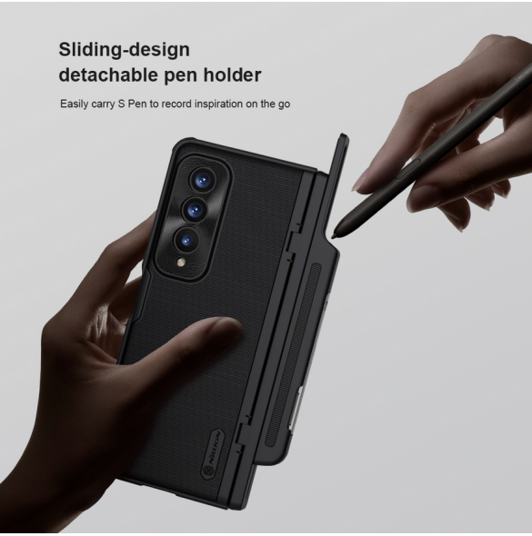 Nillkin Super Frosted FOLD Slot+Stand Back Cover for Samsung Galaxy Z Fold 4 Blue