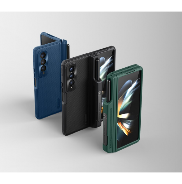Nillkin Super Frosted FOLD Slot+Stand Back Cover for Samsung Galaxy Z Fold 4 Blue