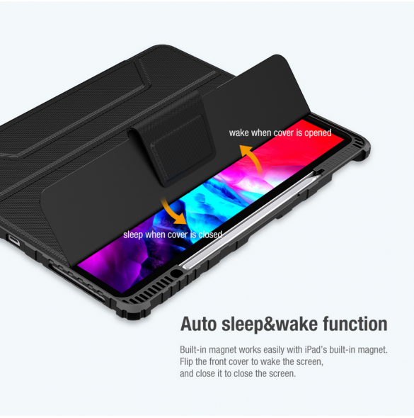 Nillkin Bumper PRO Protective Stand Case for iPad Pro 12.9 2020/2021/2022 Black