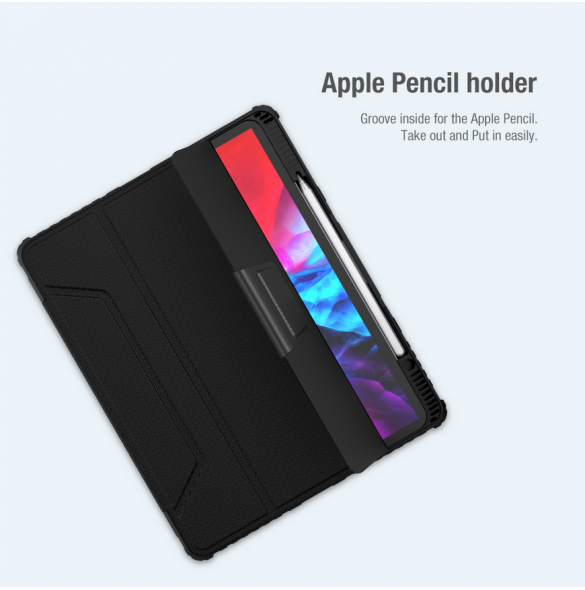 Nillkin Bumper PRO Protective Stand Case for iPad Pro 12.9 2020/2021/2022 Black