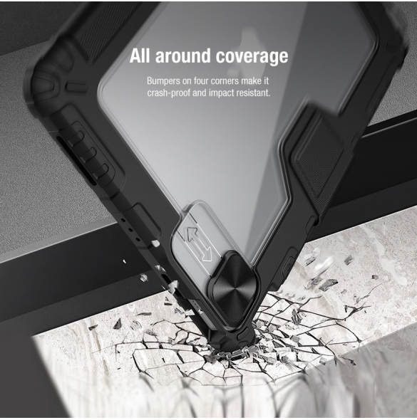 Nillkin Bumper PRO Protective Stand Case for iPad 10.9 2020/Air 4/Air 5/Pro 11 2020/2021/2022 Grey