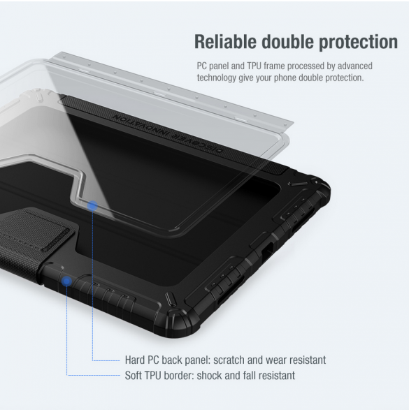 Nillkin Bumper PRO Protective Stand Case for iPad 10.9 2020/Air 4/Air 5/Pro 11 2020/2021/2022 Grey