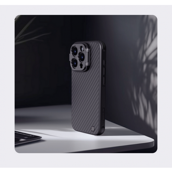 Nillkin CarboProp Aramid Magnetic Case for Apple iPhone 15 Pro Max Black