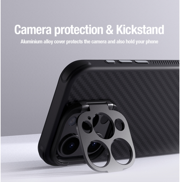 Nillkin CarboProp Aramid Magnetic Case for Apple iPhone 15 Pro Black