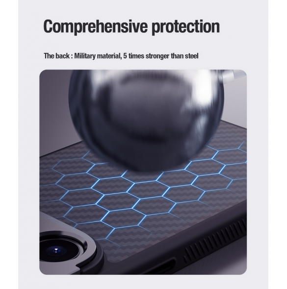 Nillkin CarboProp Aramid Magnetic Case for Apple iPhone 15 Pro Black