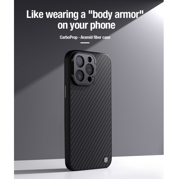 Nillkin CarboProp Aramid Magnetic Case for Apple iPhone 13 Pro Max Black