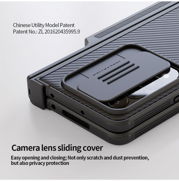 Nillkin CamShield PRO Slot+Stand Hard Case for Samsung Galaxy Z Fold 4 5G Deep Green
