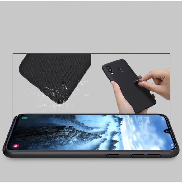 Din telefon skyddas av detta skydd från Nillkin.