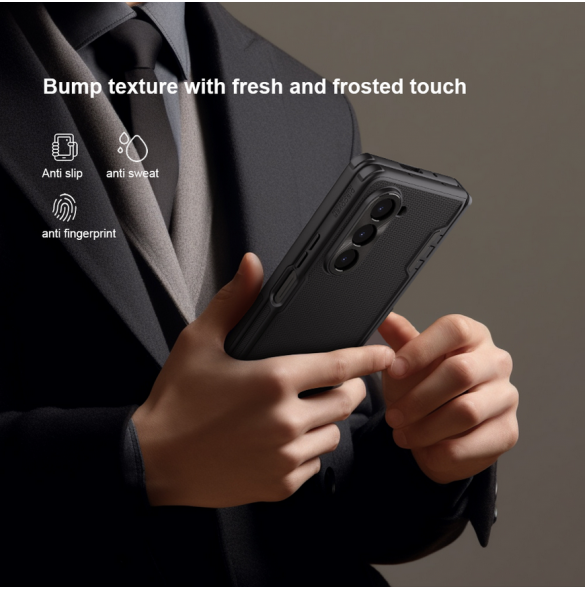 Nillkin Super Frosted FOLD Stand Back Cover for Samsung Galaxy Z Fold 5 Deep Green