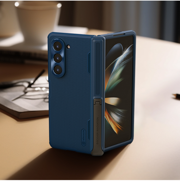 Nillkin Super Frosted FOLD Stand Back Cover for Samsung Galaxy Z Fold 5 Blue