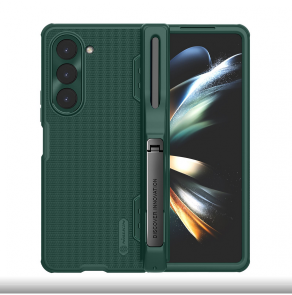 Nillkin Super Frosted FOLD Slot+Stand Back Cover for Samsung Galaxy Z Fold 5 Deep Green