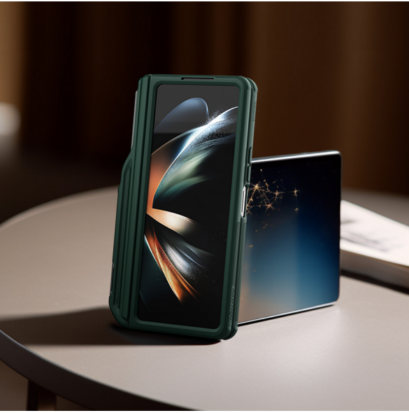 Nillkin Super Frosted FOLD Slot+Stand Back Cover for Samsung Galaxy Z Fold 5 Deep Green