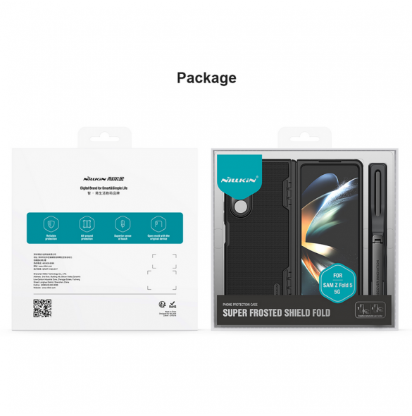 Nillkin Super Frosted FOLD Slot+Stand Back Cover for Samsung Galaxy Z Fold 5 Deep Green
