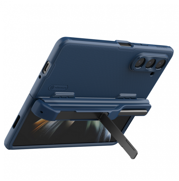 Nillkin Super Frosted FOLD Slot+Stand Back Cover for Samsung Galaxy Z Fold 5 Blue