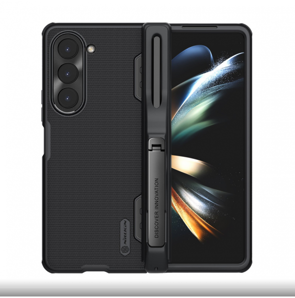 Nillkin Super Frosted FOLD Slot+Stand Back Cover for Samsung Galaxy Z Fold 5 Black